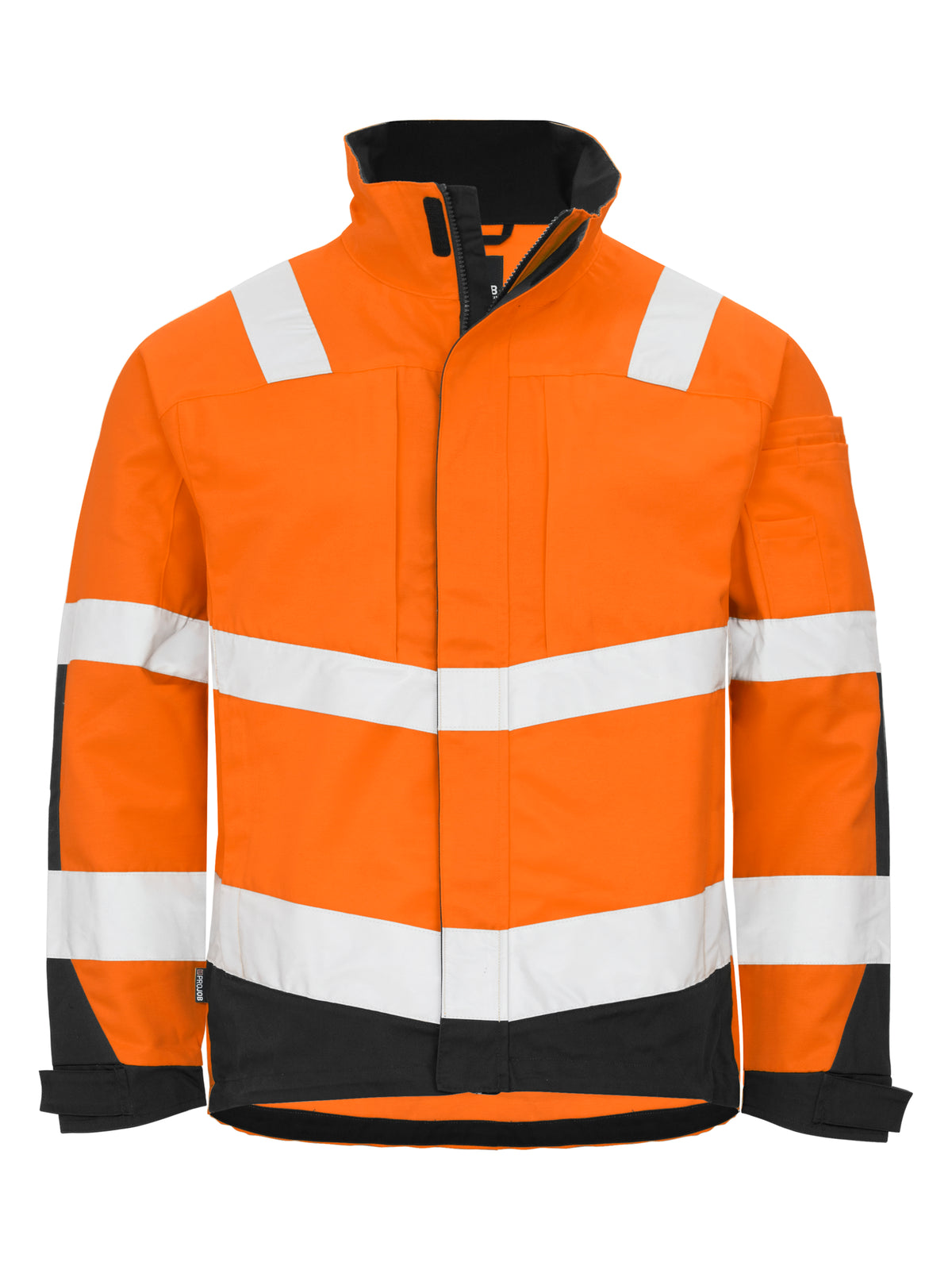 ProJob 6426 Warnschutz Jacke Orange/Schwarz, Vorderansicht