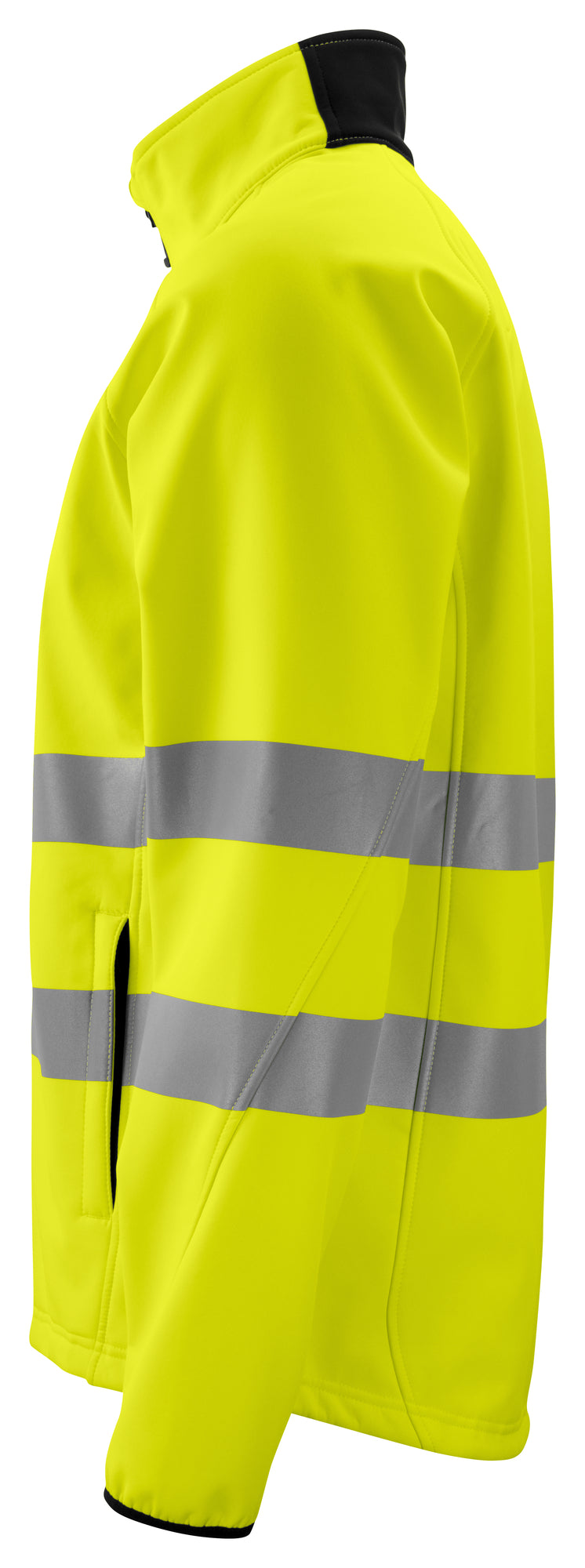 Pro Job - 6432 2-lagige Warnschutz Softshell Jacke EN ISO Klasse 3/2