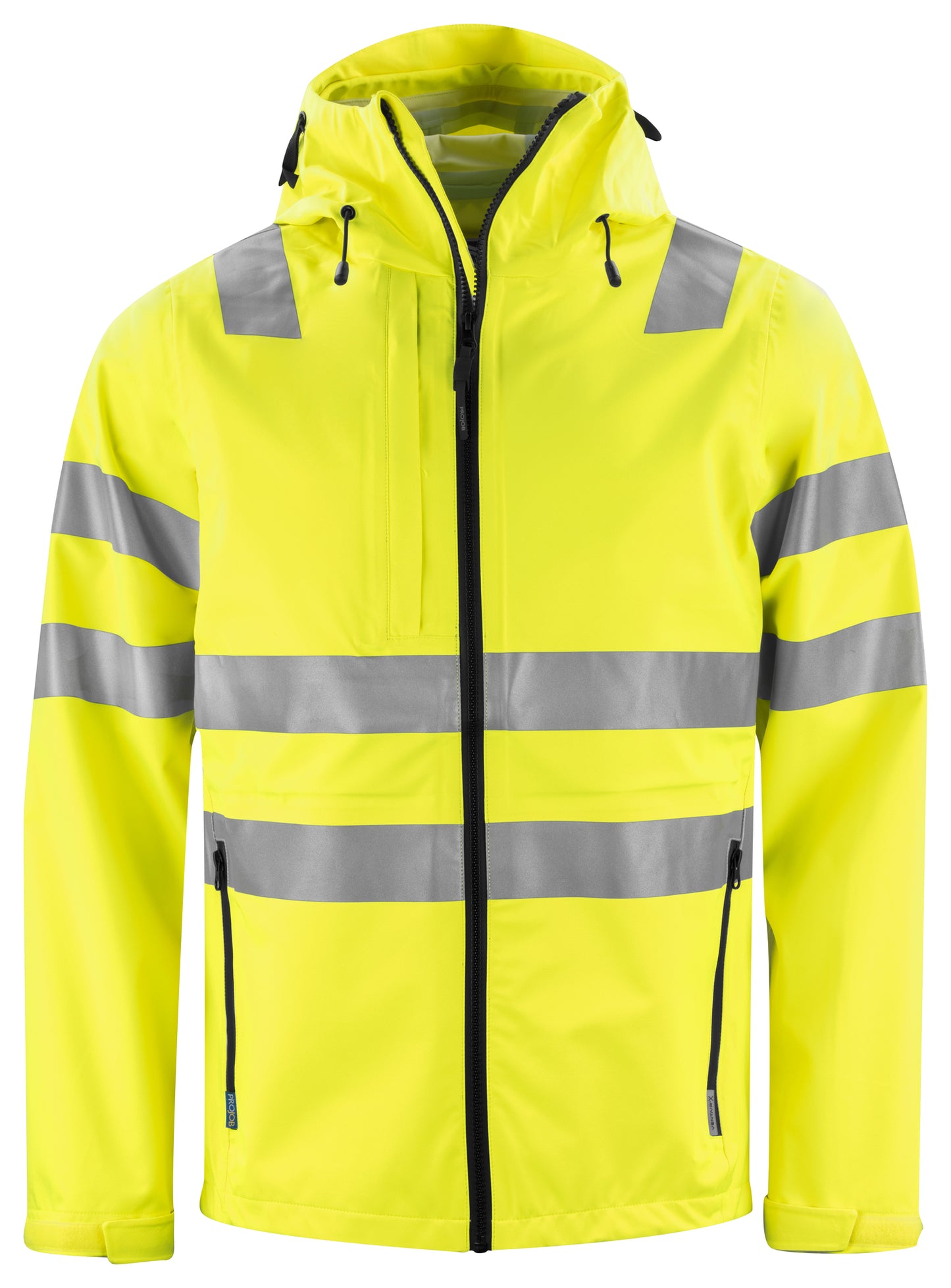 ProJob - 6450 Wind- und Wasserdichte Regenjacke EN ISO 20471 KL 3