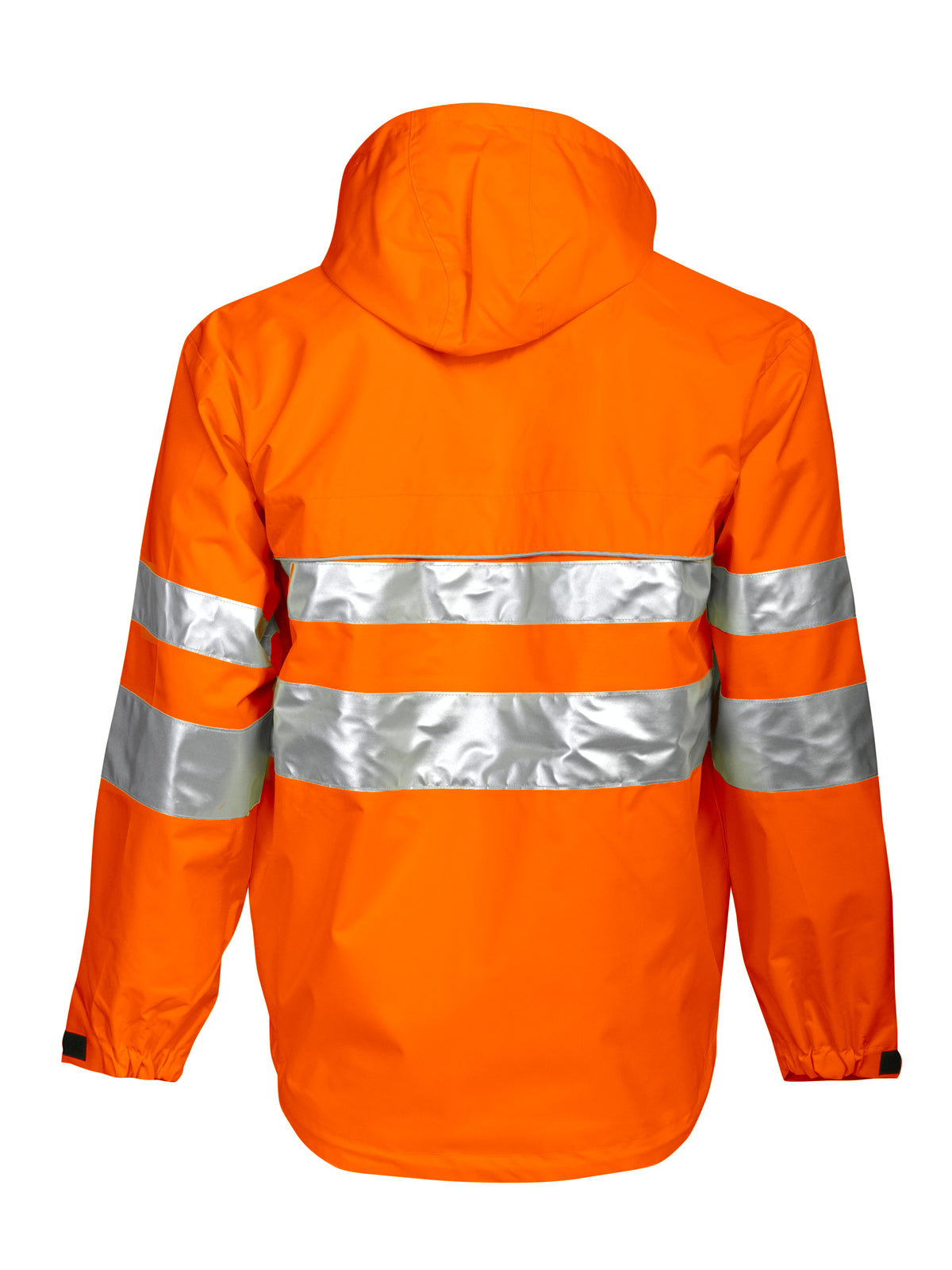 ProJob 6466 Wind- und Wasserdichte Allround Jacke EN ISO 20471 Klasse 3 EN 343/3 Orange, Rückansicht