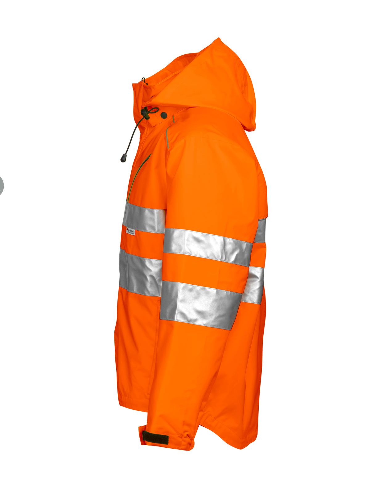 ProJob 6466 Wind- und Wasserdichte Allround Jacke EN ISO 20471 Klasse 3 EN 343/3 Orange, Seitenansicht links