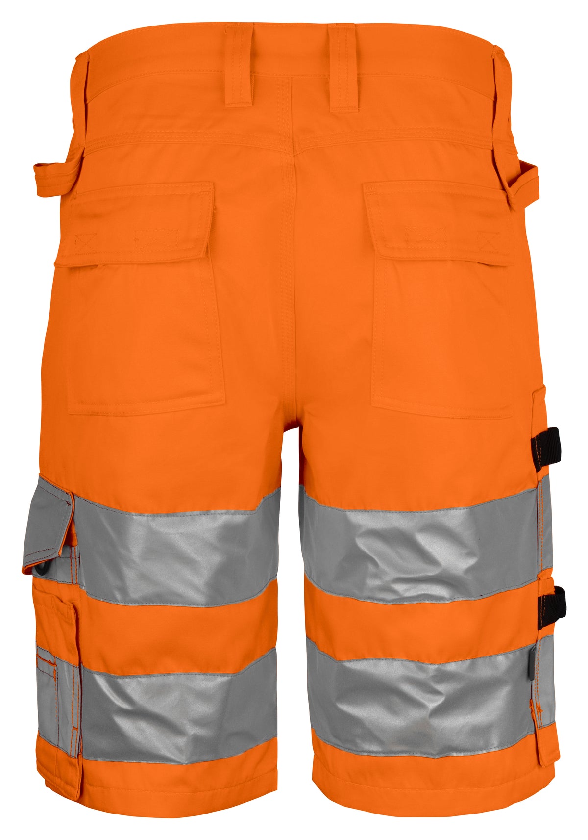 ProJob 6536 Warnschutz Shorts EN ISO 20471 Klasse 2/1 Orange/Schwarz, Rückansicht