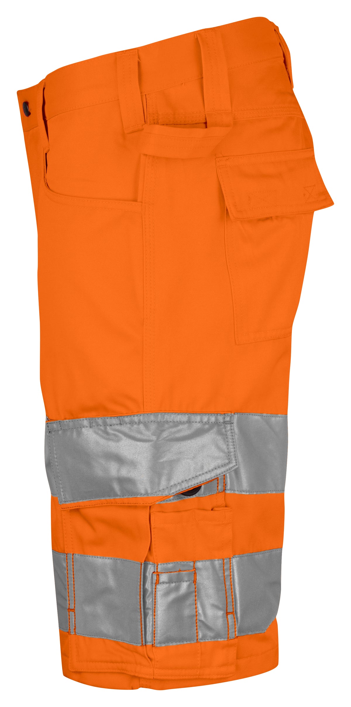ProJob 6536 Warnschutz Shorts EN ISO 20471 Klasse 2/1 Orange/Schwarz, Seitenansicht links