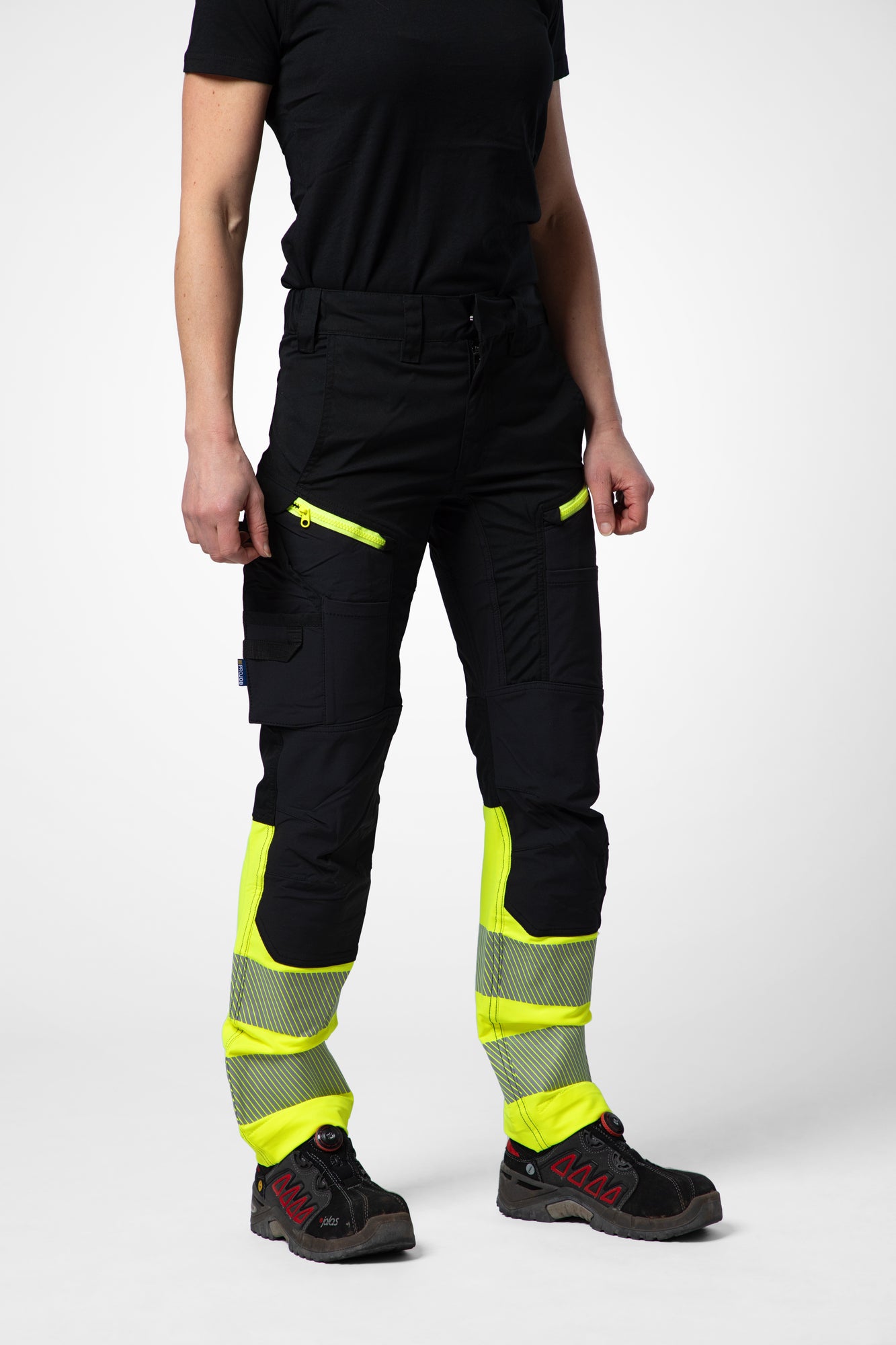 PRO JOB - 6538 Damen Stretch Arbeitshose EN ISO Klasse 1
