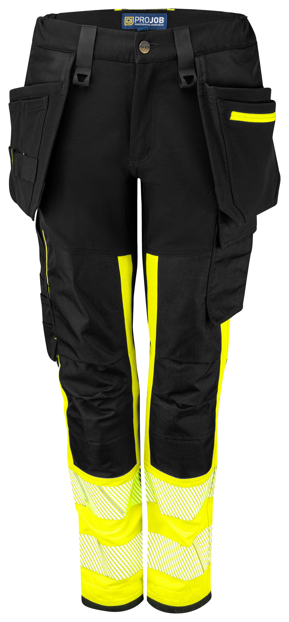 PRO JOB - 6543 Damen Bundhose mit Hängetaschen EN ISO Klasse 1