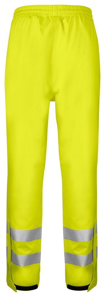 ProJob 6550 Regenhose Warnschutz Gelb/Schwarz – Rückansicht