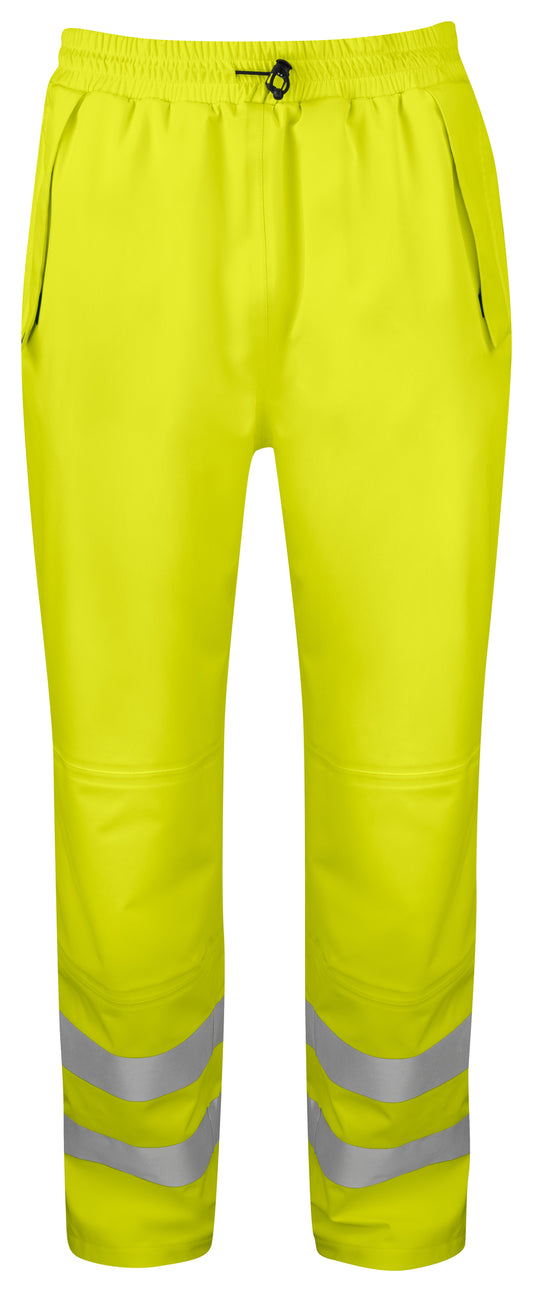 ProJob - 6550 Wind- und Wasserdichte Regenhose EN ISO 20471 KL 2