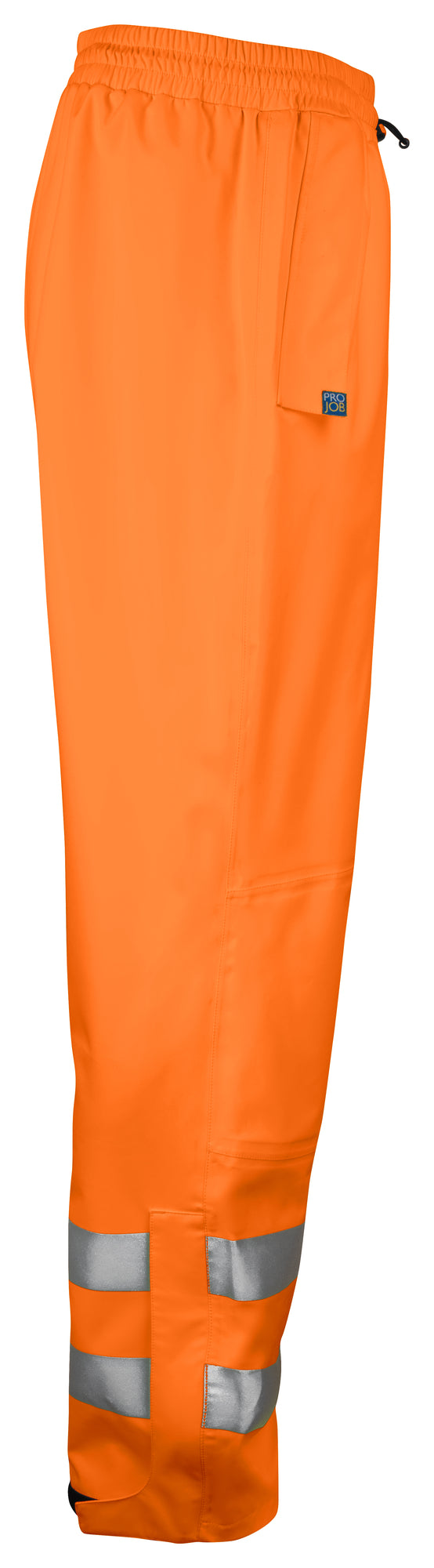 ProJob 6550 Regenhose Warnschutz Orange/Schwarz – Seitenansicht rechts