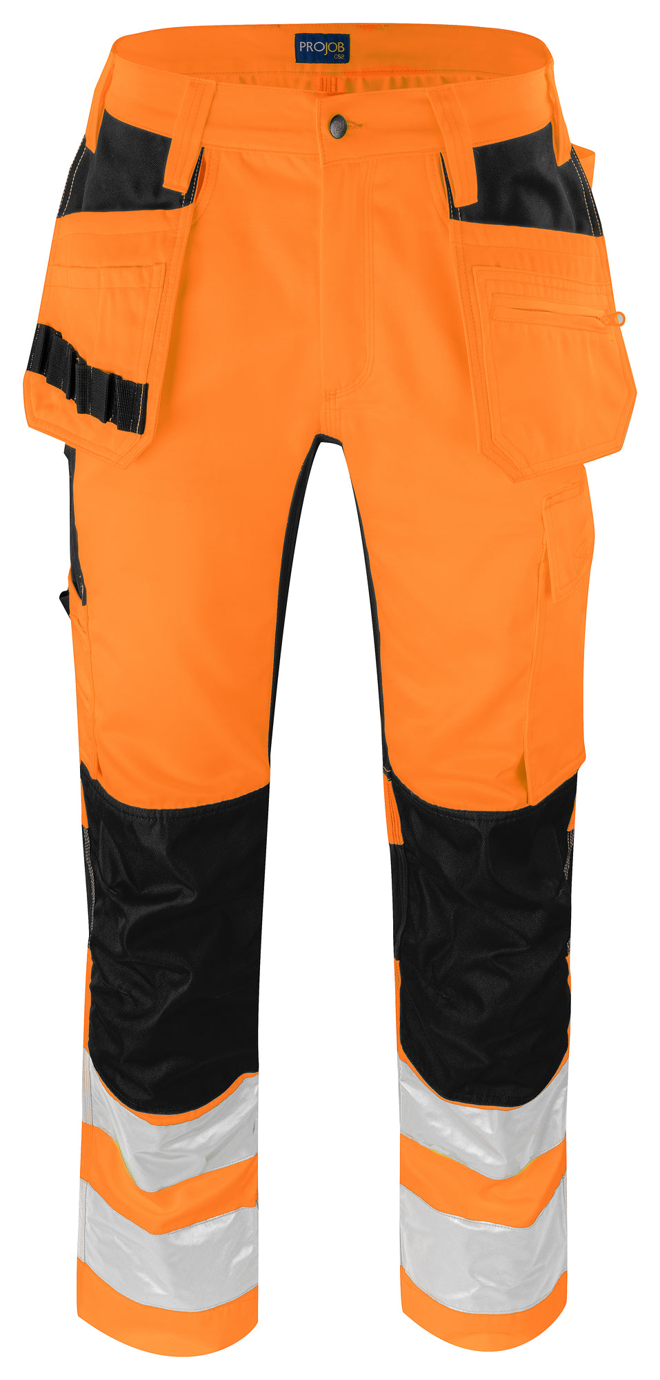 PRO JOB - 6570 Bundhose Stretch mit Hängetaschen EN ISO Klasse 2