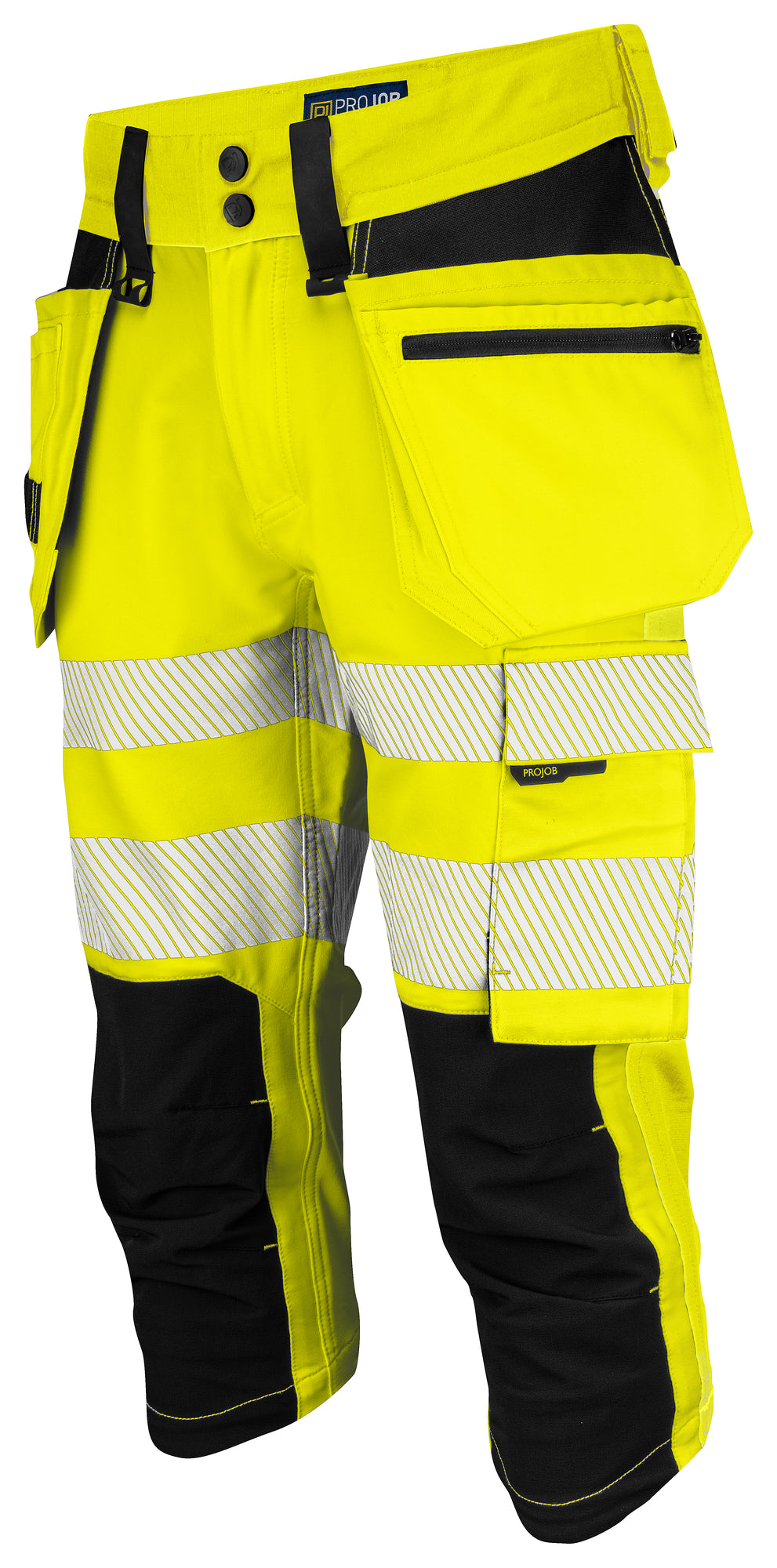 PRO JOB - 6577 3/4 Arbeitshose mit Hängetaschen EN ISO Klasse 2/1
