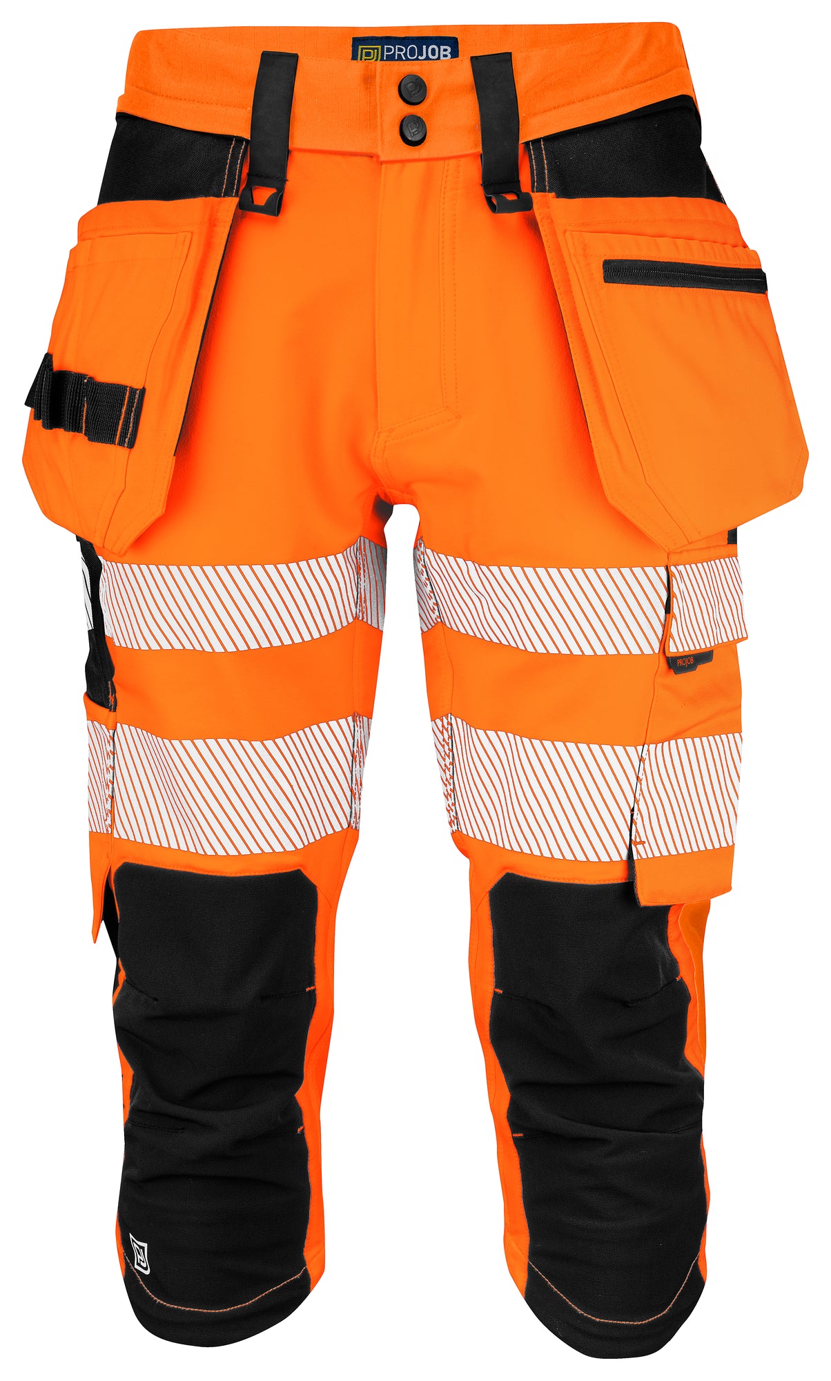 PRO JOB - 6577 3/4 Arbeitshose mit Hängetaschen EN ISO Klasse 2/1