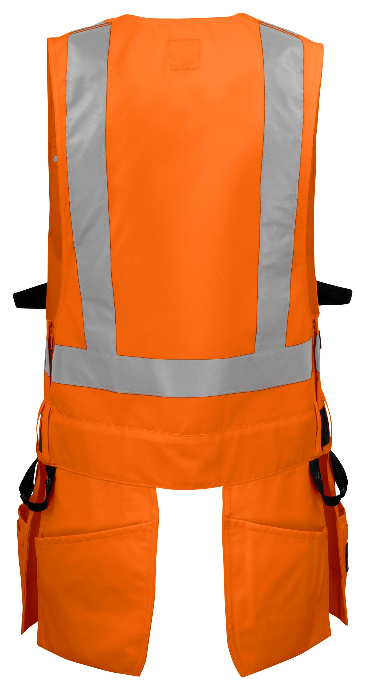 ProJob 6704 Funktionale Weste EN ISO 20471 Klasse 2 Orange, Rückansicht