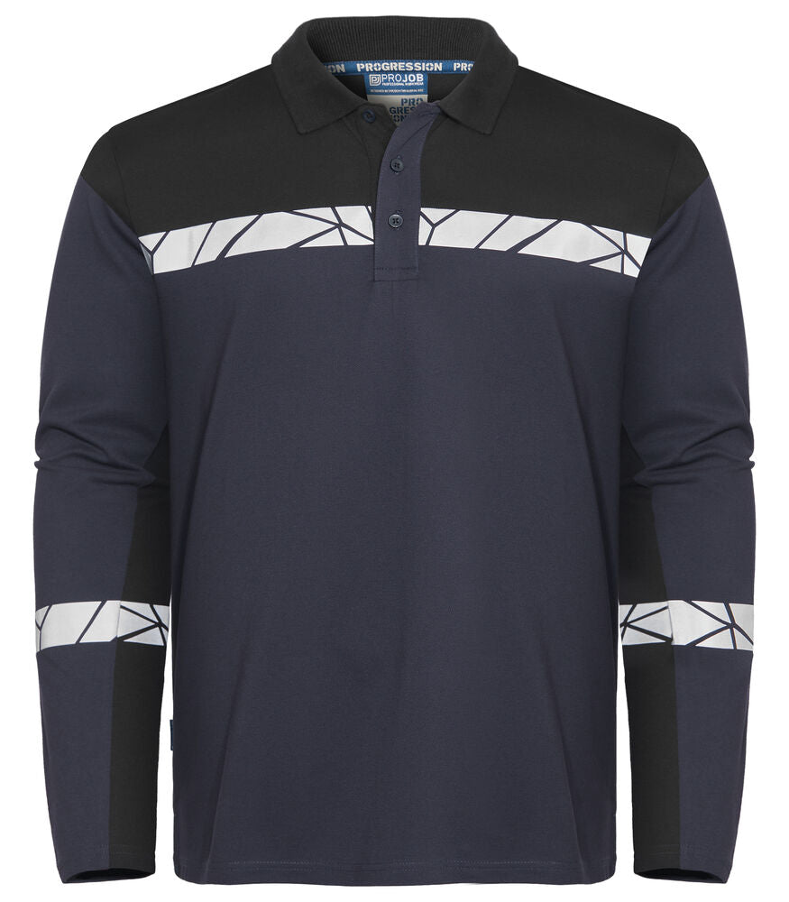 PRO JOB - Langarm Polo Pique