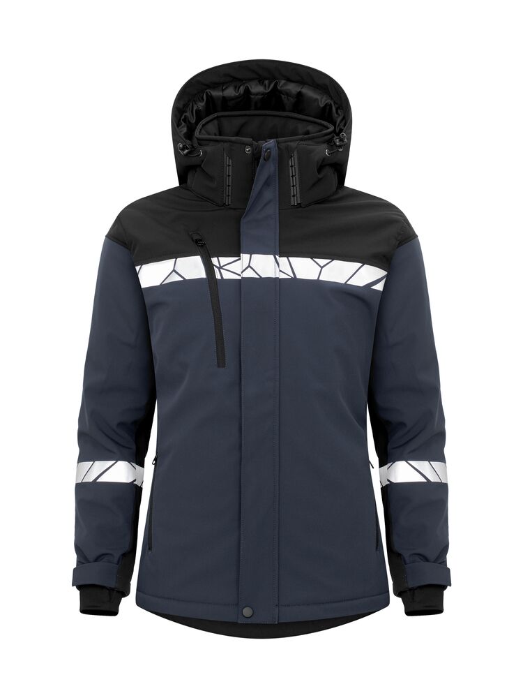PRO JOB - Wattierte Softshell Jacke Damen