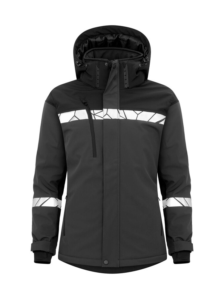 PRO JOB - Wattierte Softshell Jacke Damen