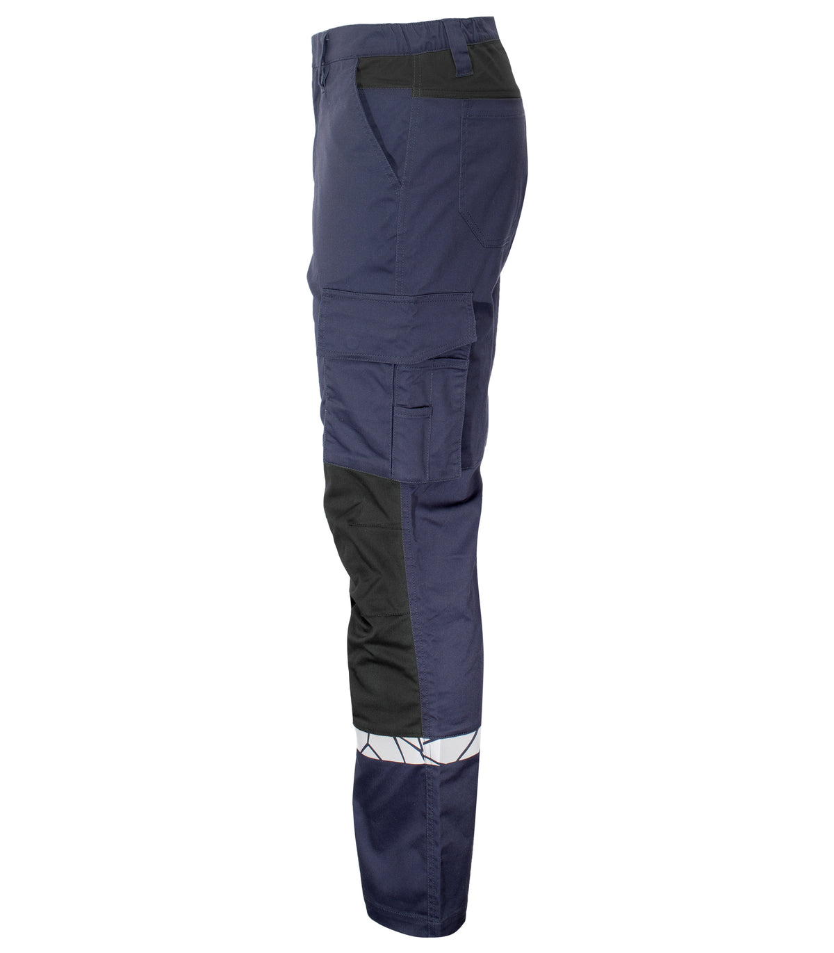 ProJob 7507 Servicehose Navy/Schwarz – Seitenansicht links