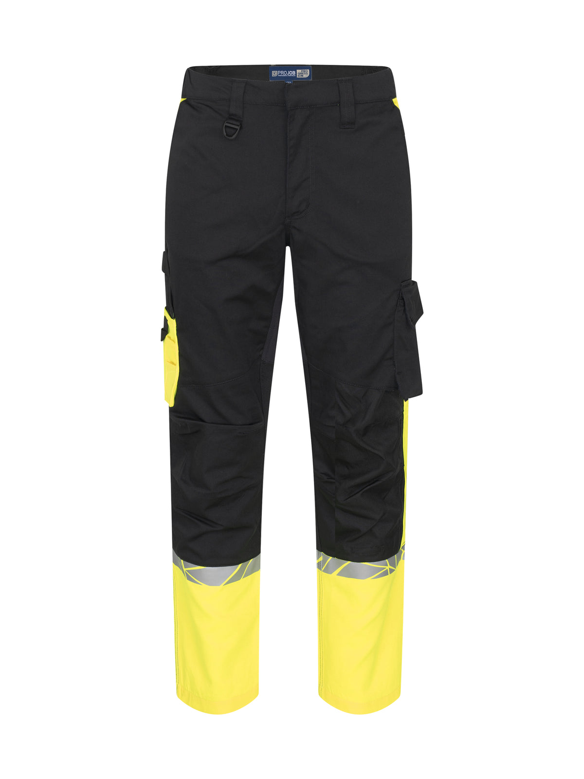 ProJob 7507 Servicehose Schwarz/Gelb – Vorderansicht