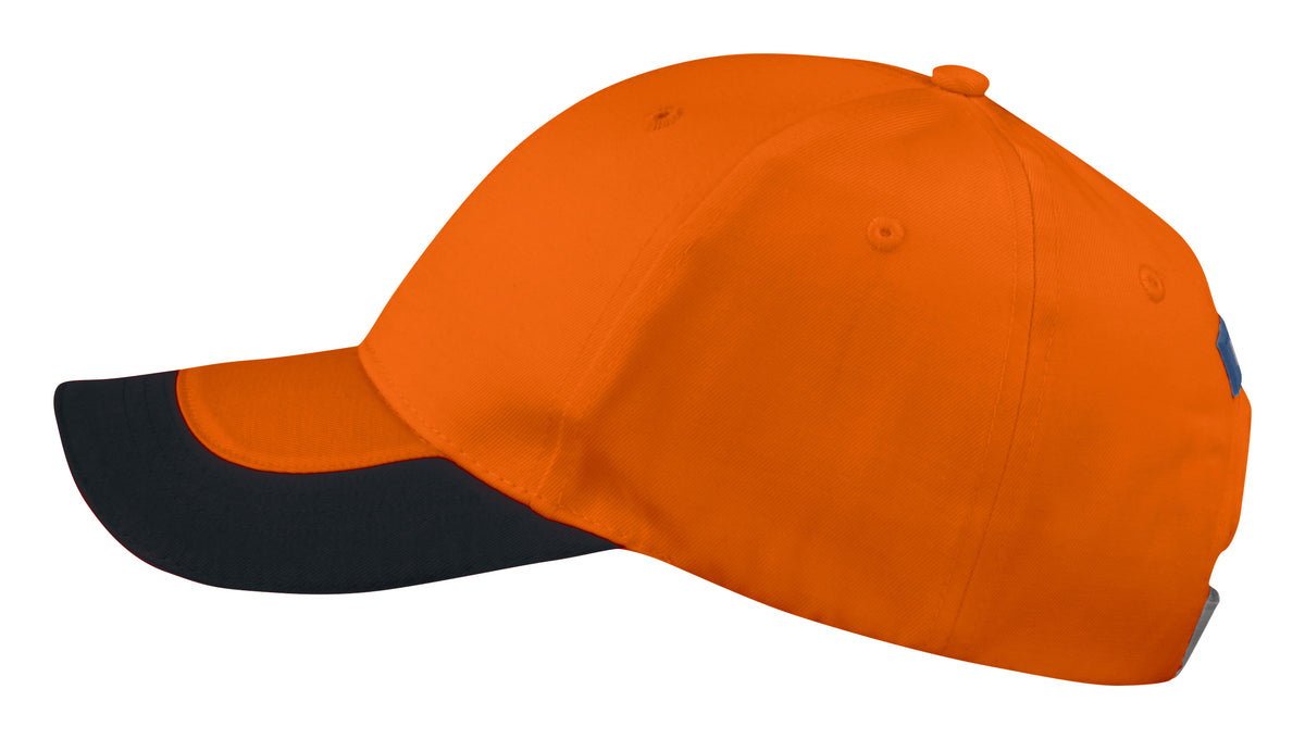 ProJob 9013 Sicherheits-Cap Orange/Schwarz, Seitenansicht links
