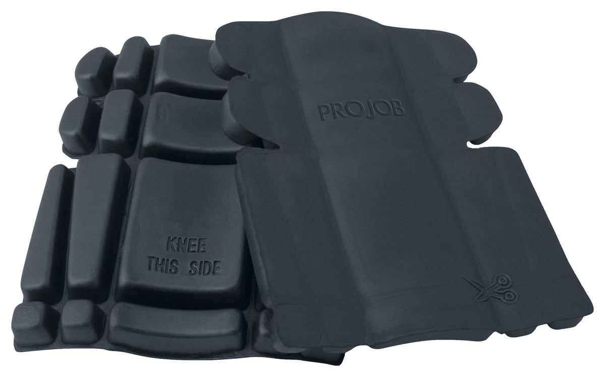 ProJob 9057 Knieprotektor Schwarz, Vorderansicht