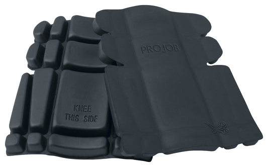 ProJob 9057 Knieprotektor Schwarz, Vorderansicht