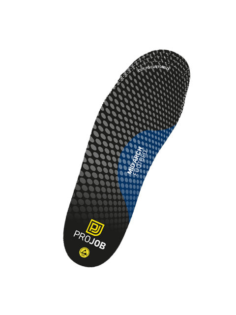 ProJob 9520 ProJob Einlagesohle Mittel Black, Vorderansicht