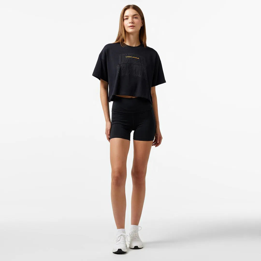 UNDER ARMOUR Varsity Mix HeavyWeight Crop kurzarm T-shirt