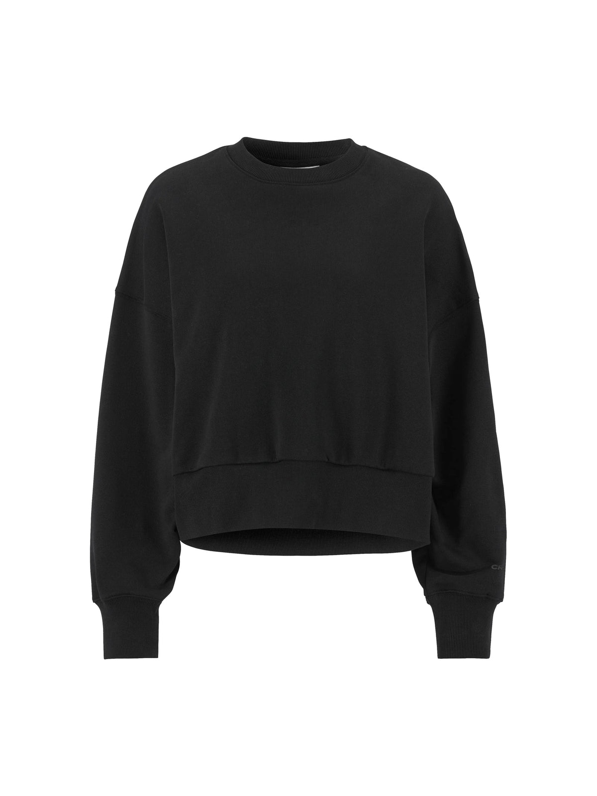 Craft Frequent Cropped RN Damen in Schwarz, Vorderansicht