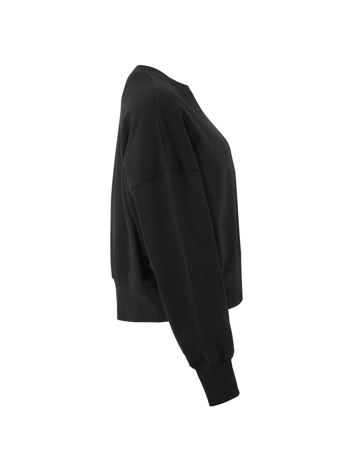 Craft Frequent Cropped RN Damen in Schwarz, Seitenansicht rechts
