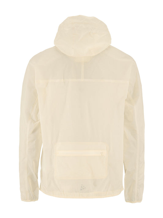 Craft Hypervent Light Wind Jacket Herren in Naturweiss, Rückansicht