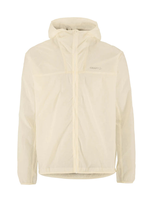 Craft Hypervent Light Wind Jacket Herren in Naturweiss, Vorderansicht