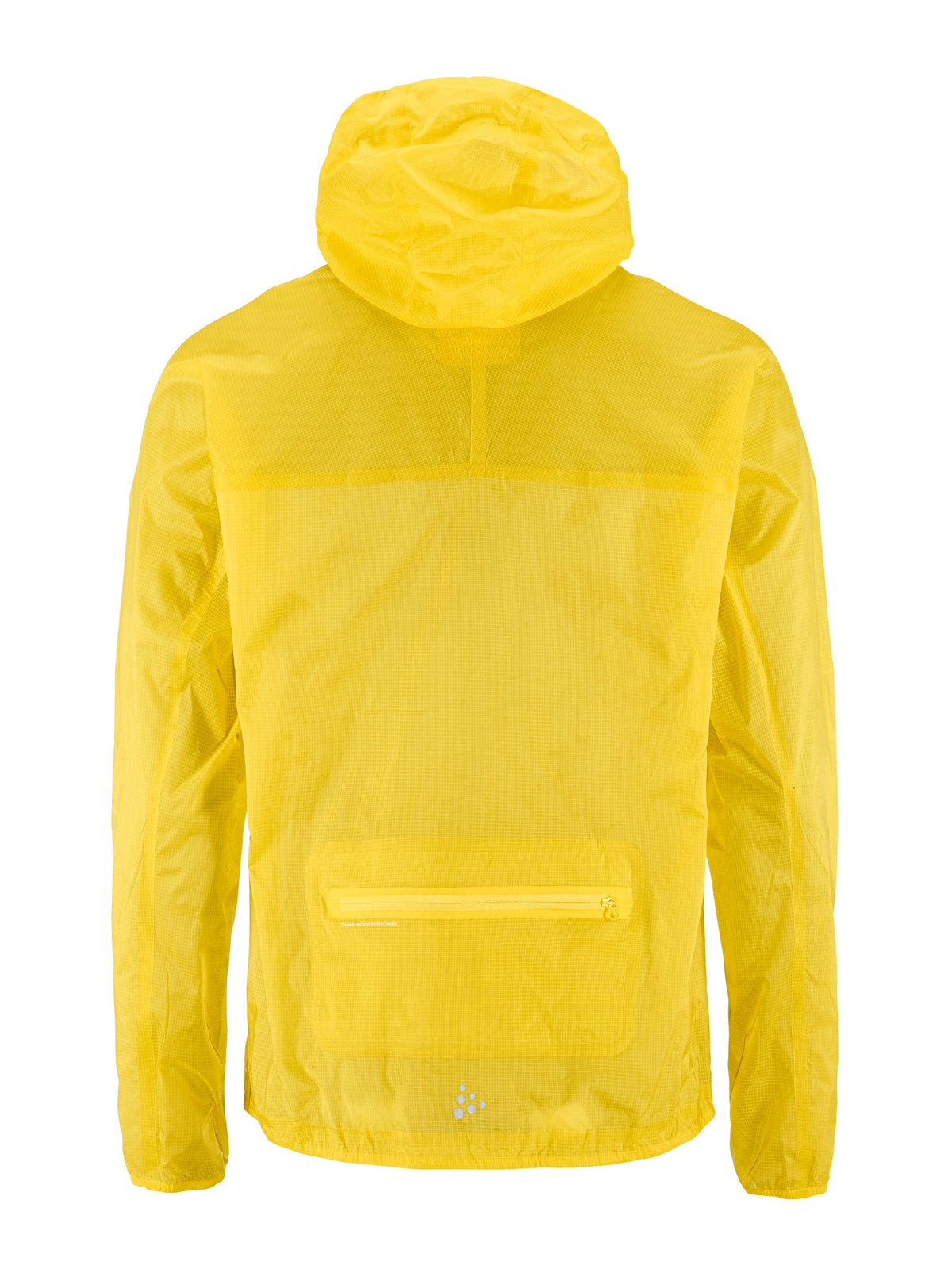 Craft Hypervent Light Wind Jacket Herren in Gelb, Rückansicht