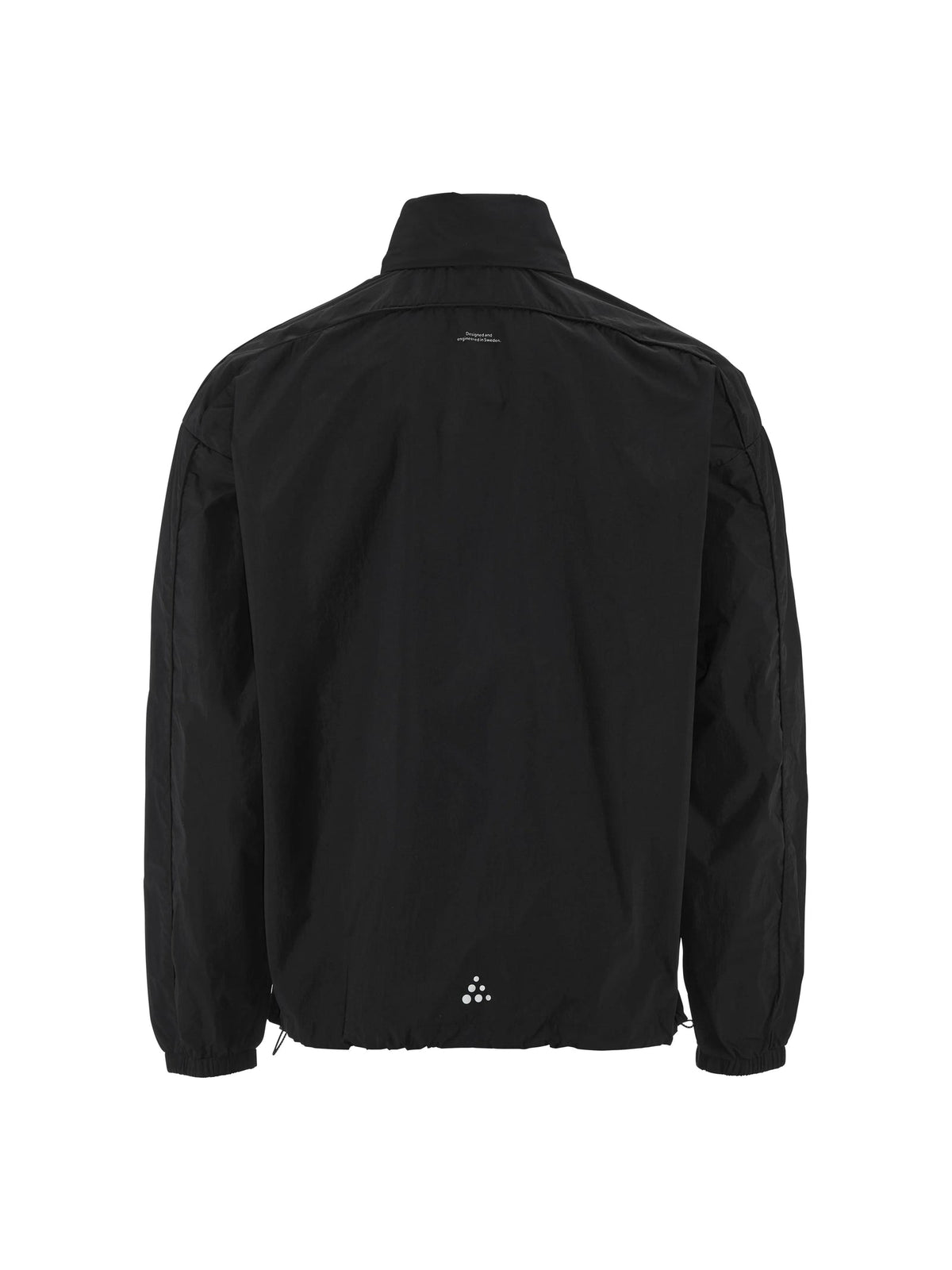 Craft Hypervent Oversized Wind Jacket Herren in Schwarz, Rückansicht