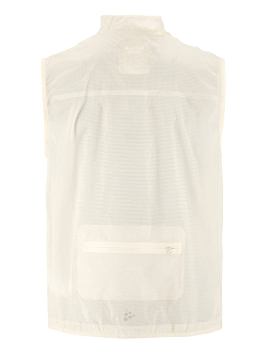 Craft Hypervent Light Wind Vest Herren in Naturweiss, Rückansicht