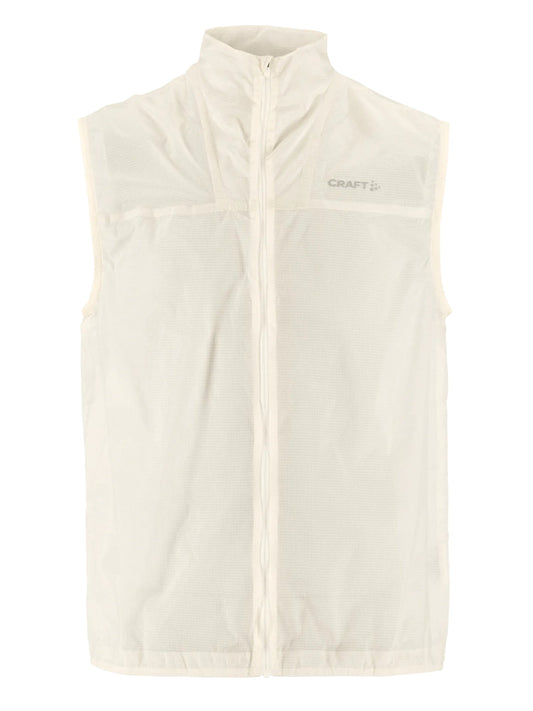 Craft Hypervent Light Wind Vest Herren in Naturweiss, Vorderansicht