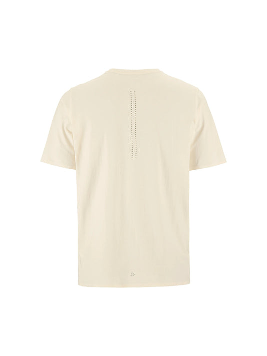 Craft Hypervent Tee Herren in Naturweiss, Rückansicht