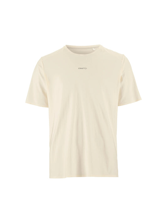 Craft Hypervent Tee Herren in Naturweiss, Vorderansicht