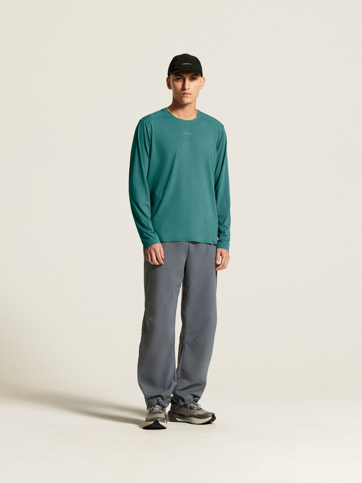 Craft Hypervent Longsleeve Herren in Grün, Detailansicht