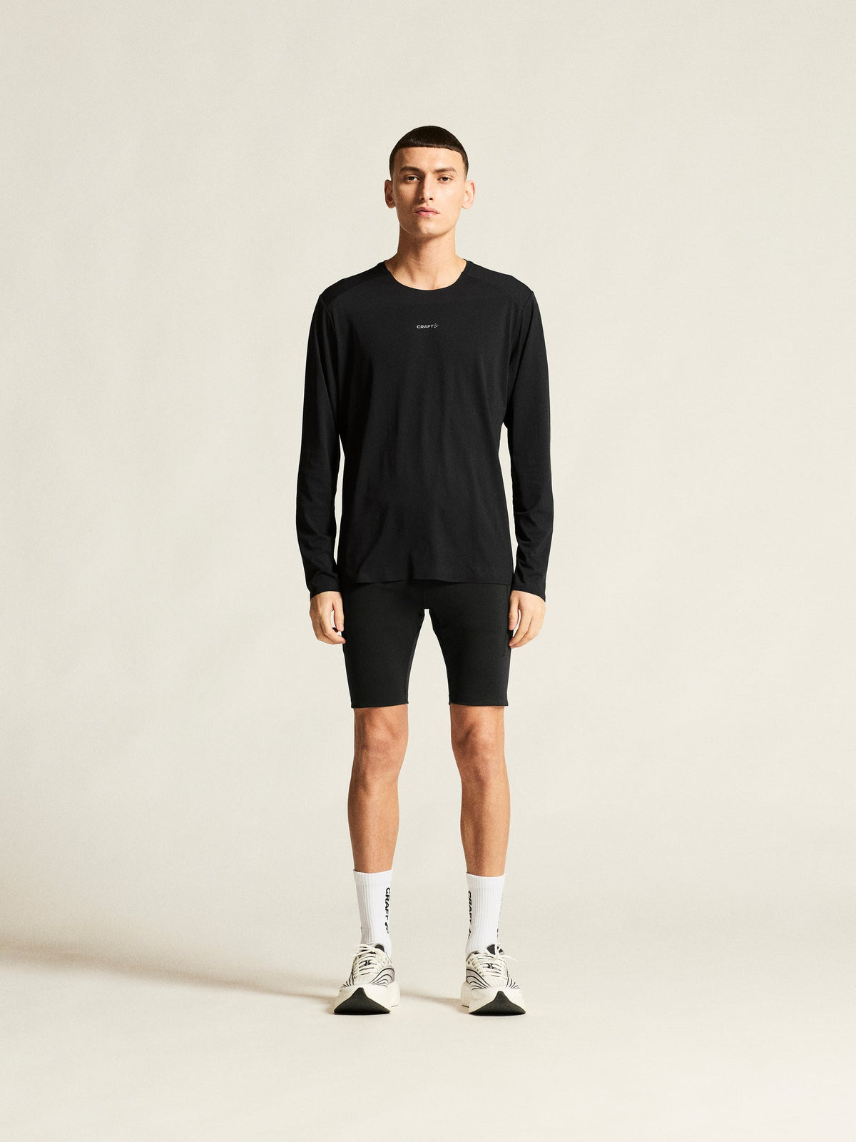 Craft Hypervent Longsleeve Herren in Schwarz, Detailansicht