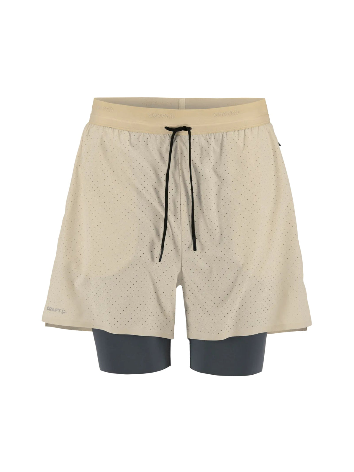 Craft Hypervent 2-in-1 Shorts Herren in Beige, Vorderansicht