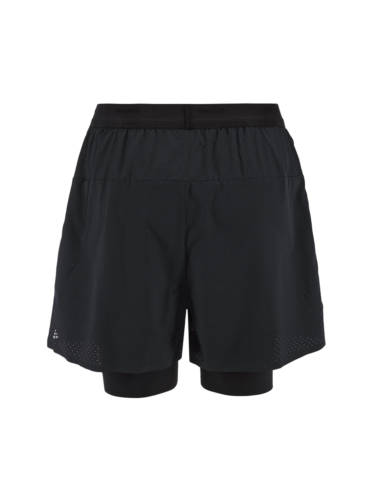 Craft Hypervent 2-in-1 Shorts Herren in Schwarz, Rückansicht