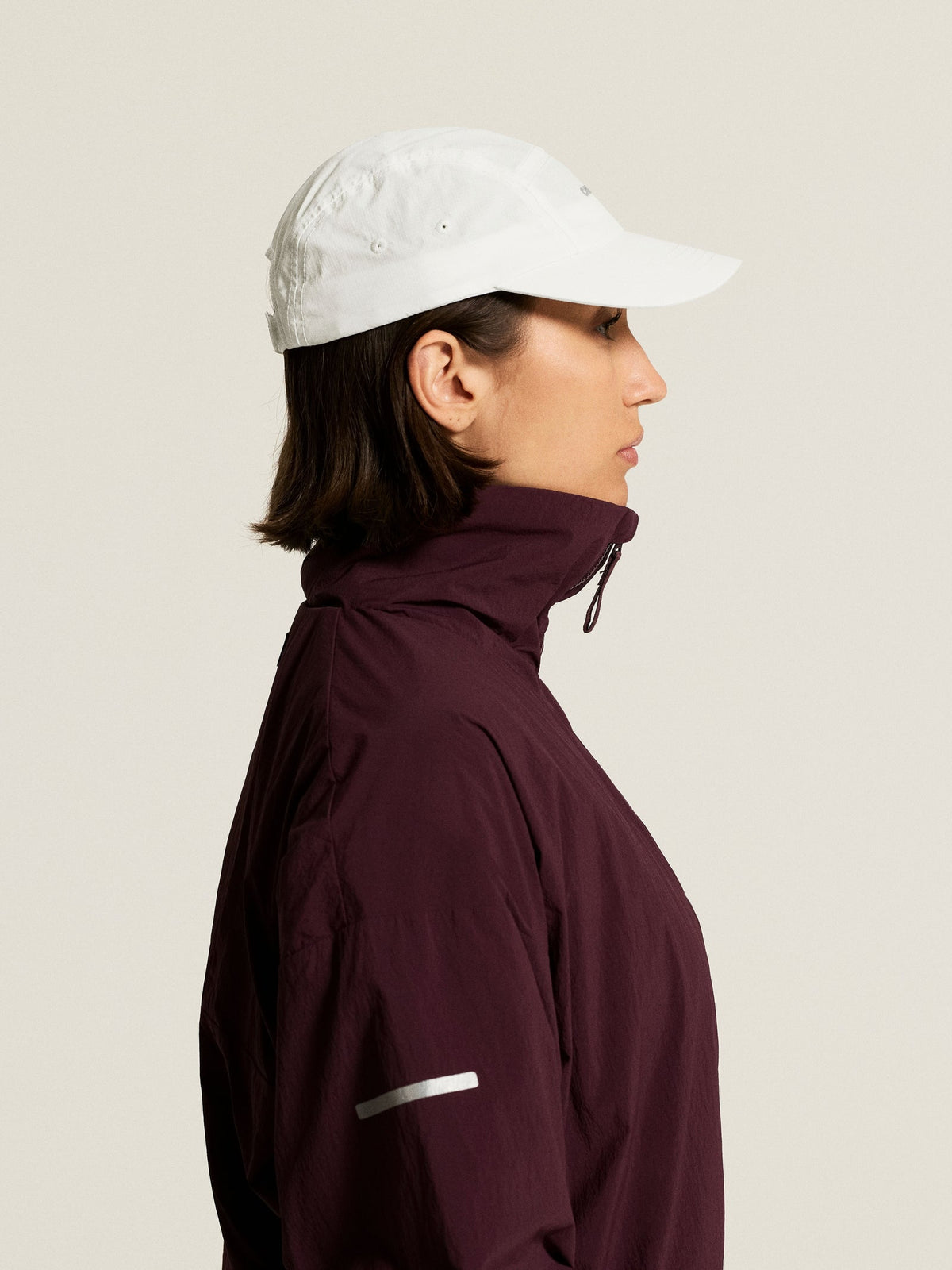 Craft Hypervent Run Cap in Weiss, Detailansicht
