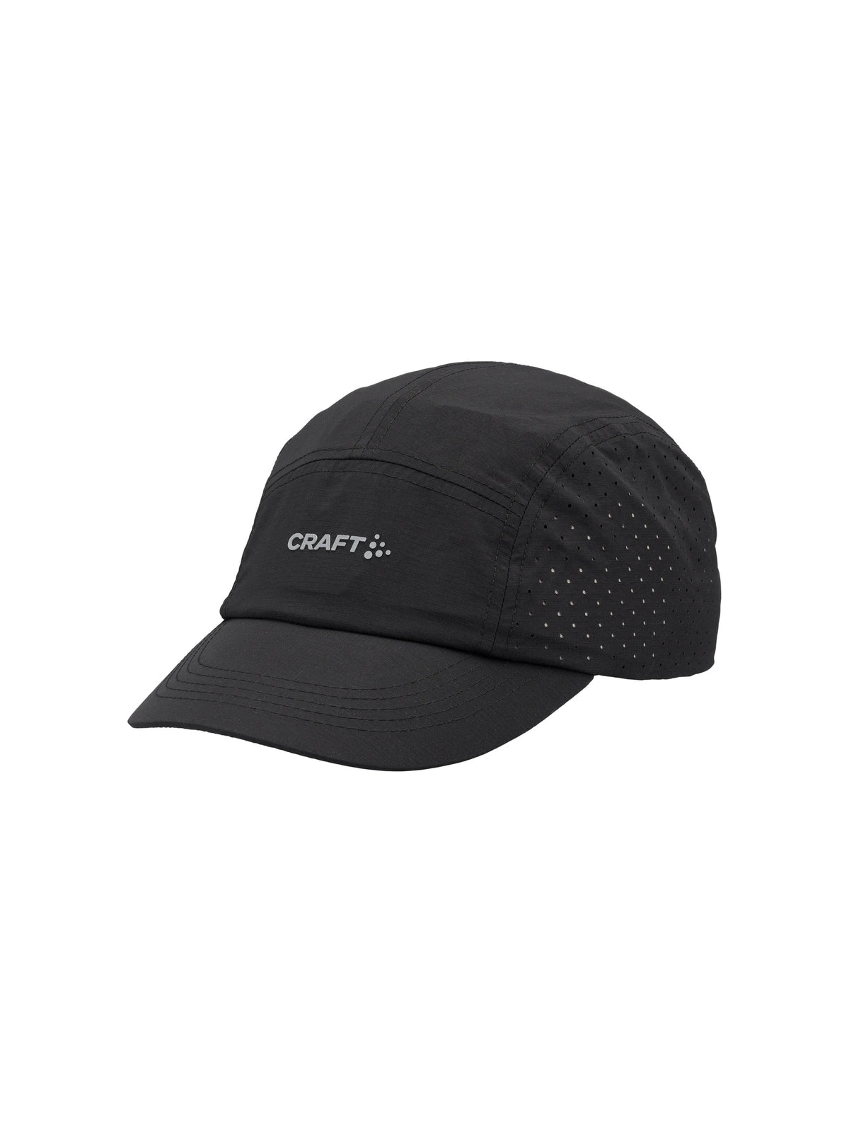 Craft Hypervent Run Cap in Schwarz, Vorderansicht