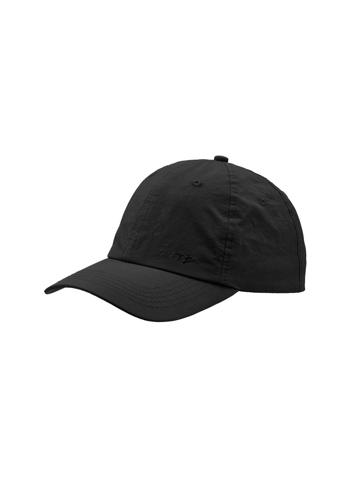 Craft Hypervent Dad Cap in Schwarz, Vorderansicht