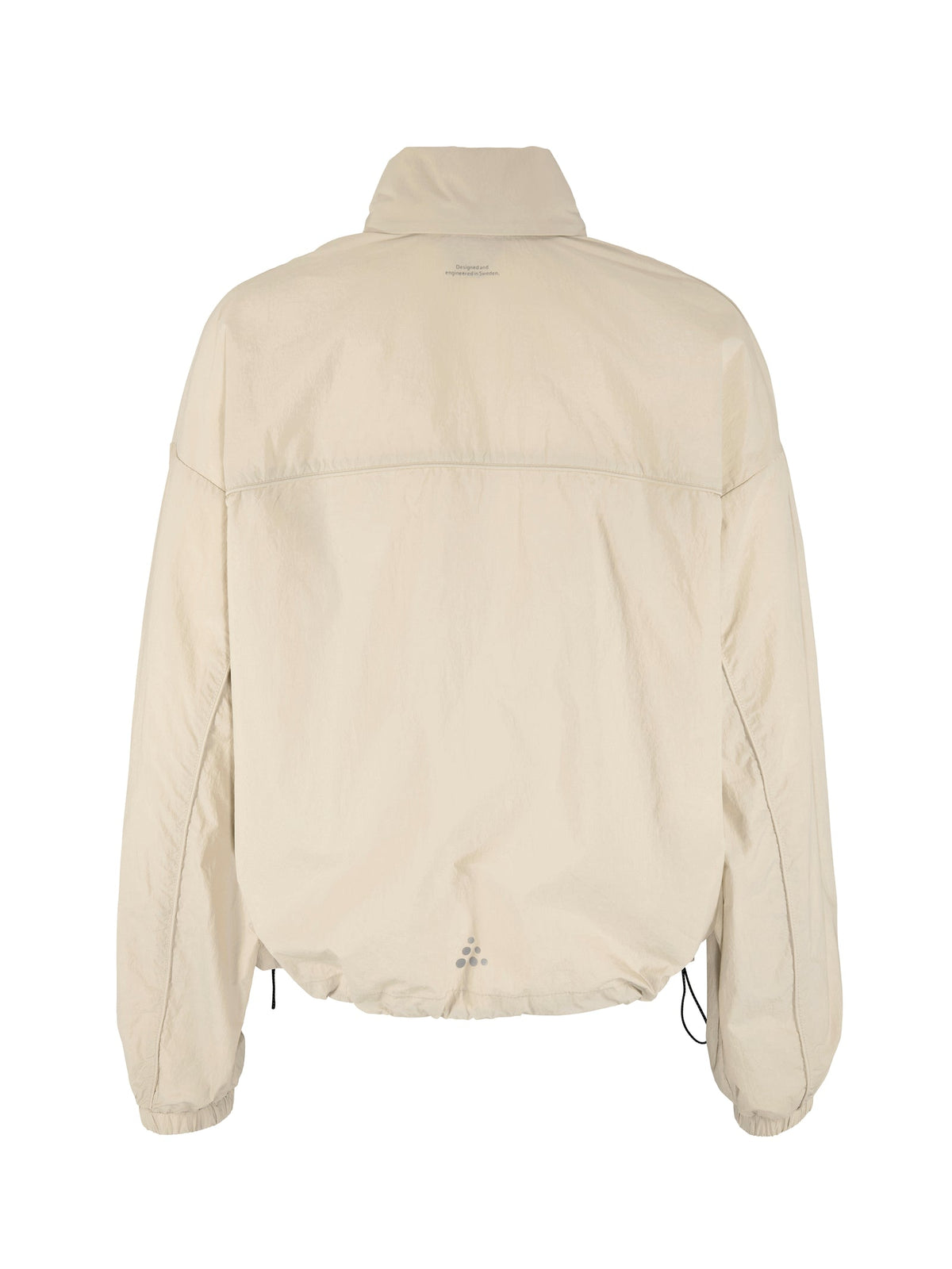Craft Hypervent Oversized Wind Jacket Damen in Sand, Rückansicht