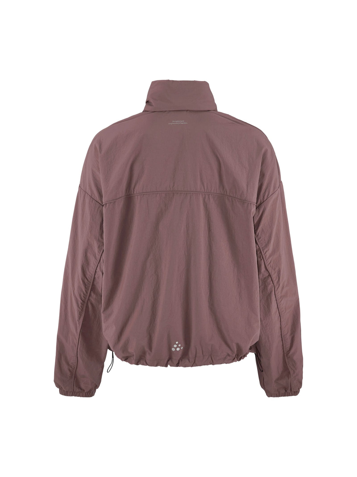 Craft Hypervent Oversized Wind Jacket Damen in Mauve, Rückansicht