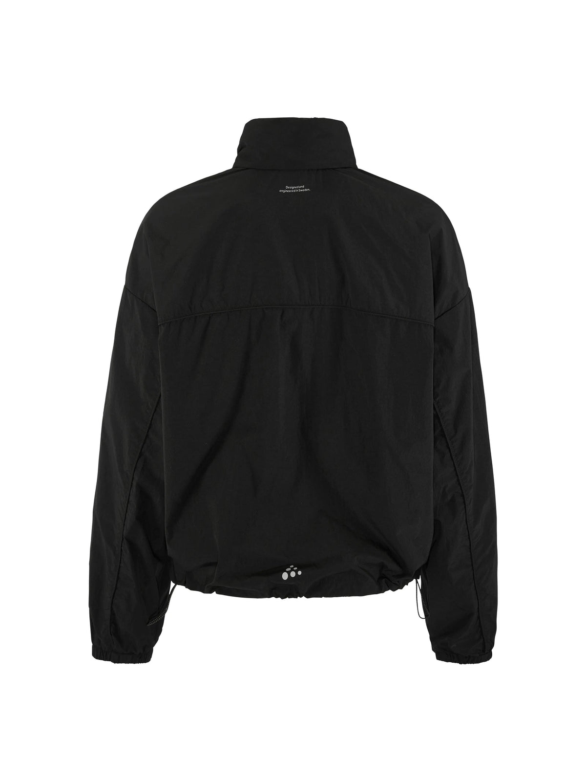 Craft Hypervent Oversized Wind Jacket Damen in Schwarz, Rückansicht
