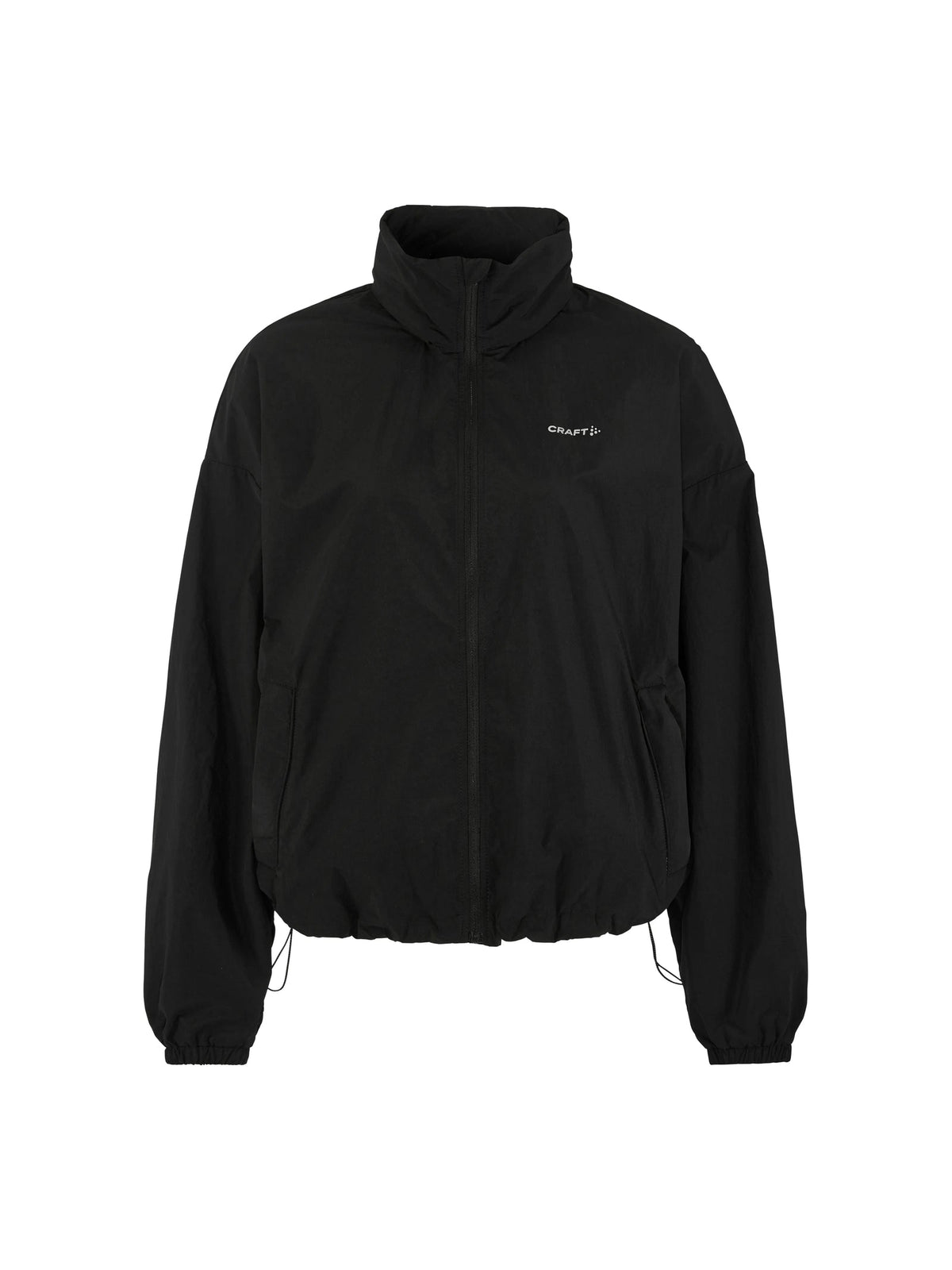 Craft Hypervent Oversized Wind Jacket Damen in Schwarz, Vorderansicht