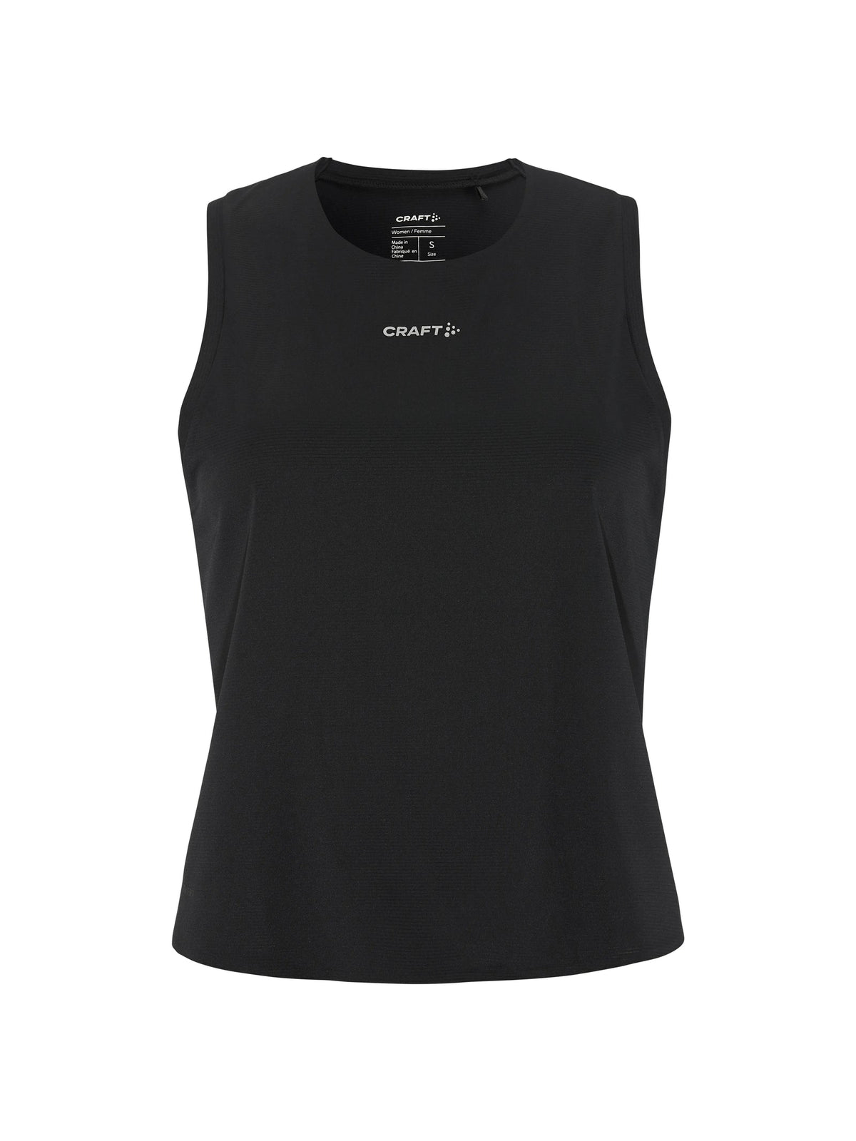 Craft Hypervent Singlet Damen in Schwarz, Vorderansicht