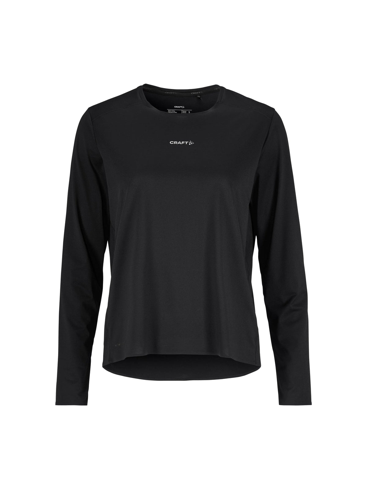 Craft Hypervent Longsleeve Damen in Schwarz, Vorderansicht