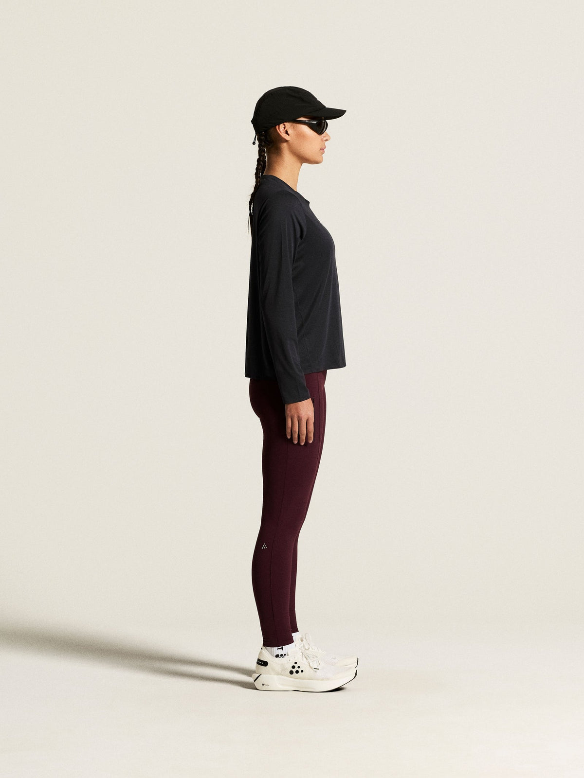 Craft Hypervent Longsleeve Damen in Schwarz, Detailansicht
